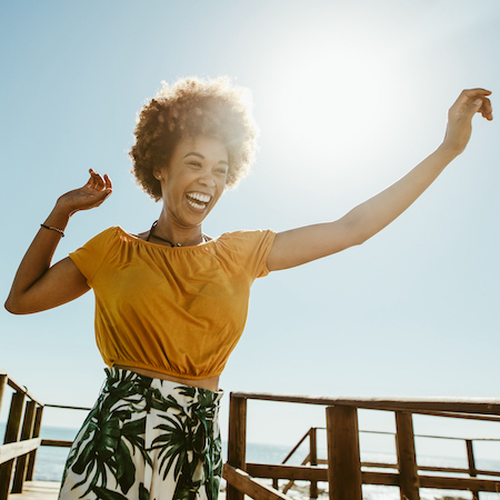 Why does sunshine make you feel happy?